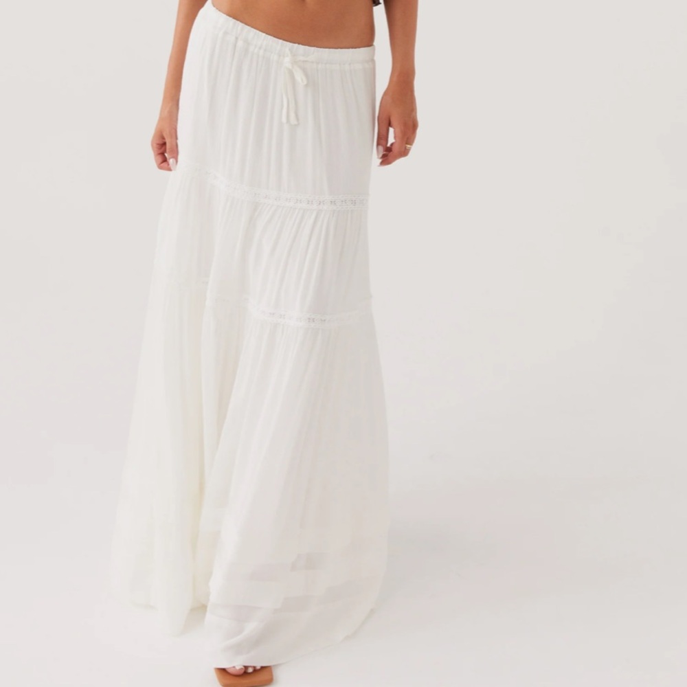 Peppermayo Tiered Maxi Skirt